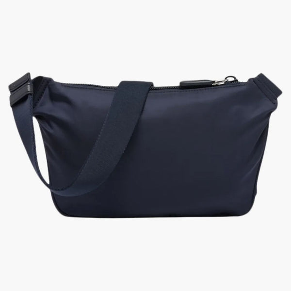 Prada Re-nylon And Saffiano Leather Shoulder Bag Navy