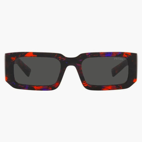 Prada Rectangle Solglasögon Röd/lila (PR06YS-06V5S0-53)