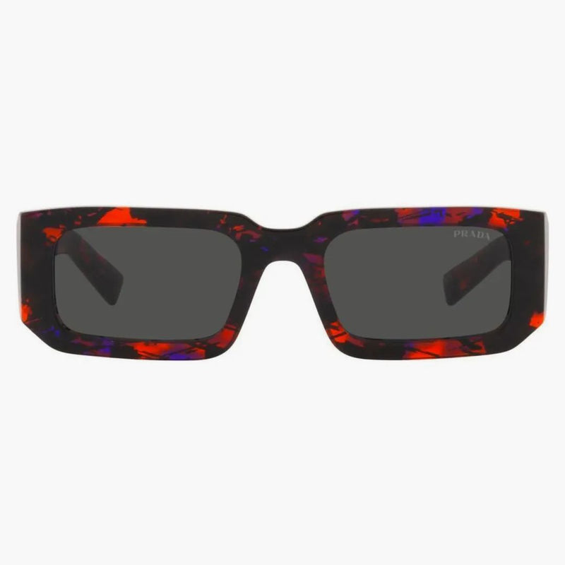 Prada Rectangle Solglasögon Röd/lila (PR06YS-06V5S0-53)