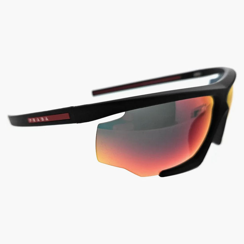 Occhiali da sole rettangolari Prada neri (0ps 07ys dg010a)