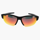 Prada prostokątne okulary przeciwsłoneczne matowe czarne (0ps 03ys 18G06U)