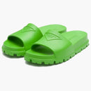Prada Rubber Slides Apple Green (men's)