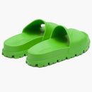 Prada Rubber Slides Apple Green (men's)
