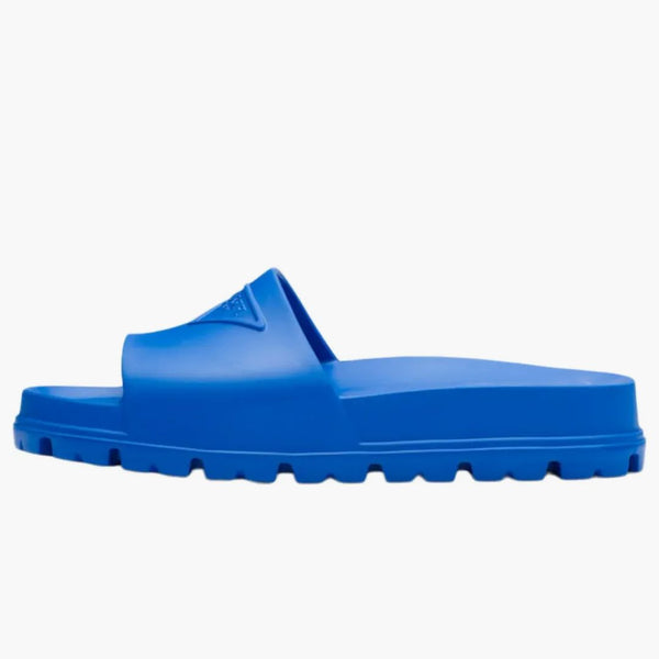 Prada Rubber Slides Light Blue
