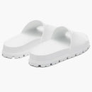Prada Rubber Slides White (women's)
