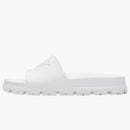 Prada Rubber Slides White (women's)
