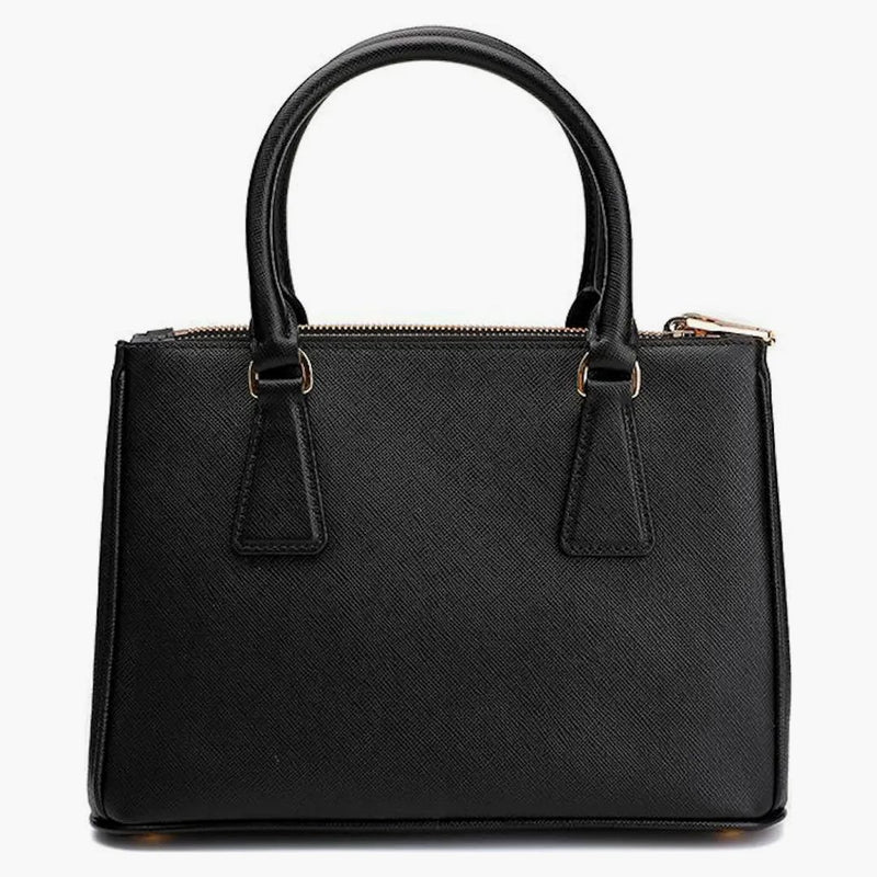 Prada saffiano galleria väska liten svart