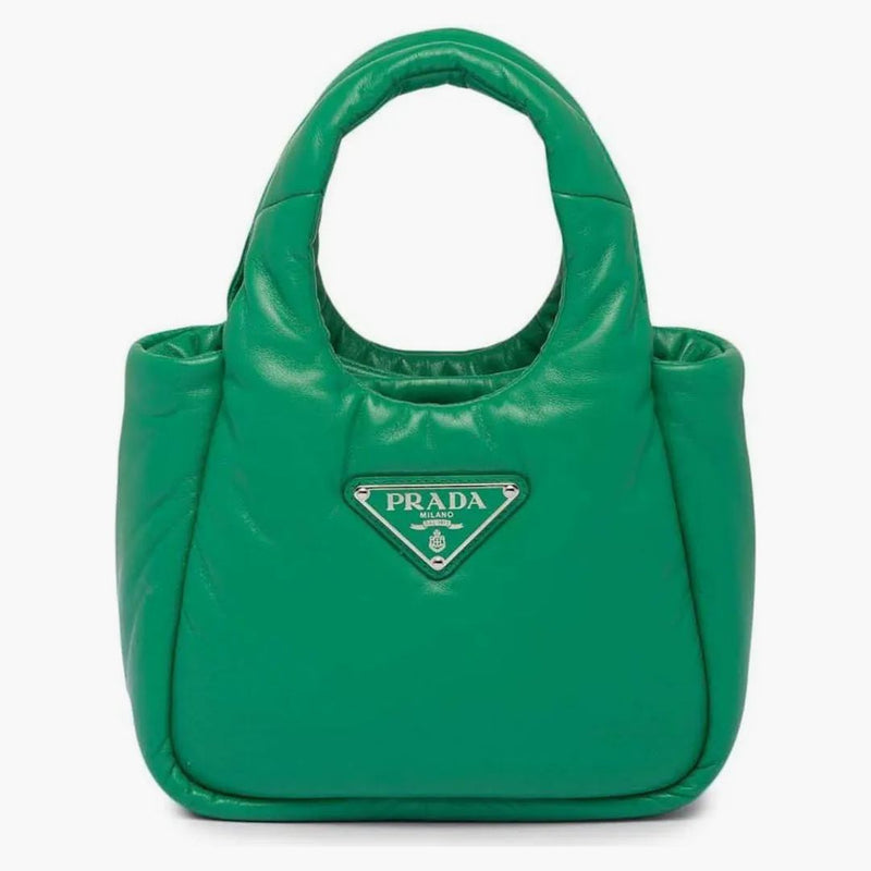 Prada Small Soft Padded Bag Green