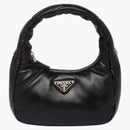 Prada Soft Padded Nappa-leather Mini Bag Black