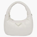 Prada Soft Padded Nappa-leather Mini Bag White