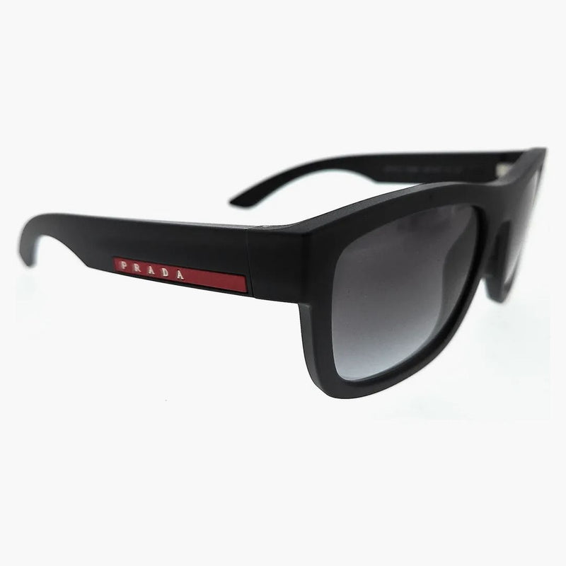 Prada Square Sunglasses Matte Black (0ps 01zsf 1bo09u)