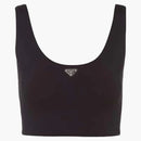 Prada Stretch Jersey Top Black
