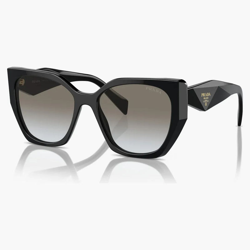 SIMBOLI PRADA logo cuscinetto occhiali da sole nero/oro (SPR19Z 1AB-0A7)