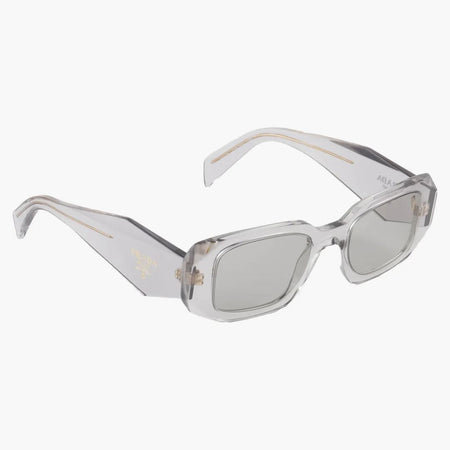 Prada Symbole Sunglasses Clear/light Grey (spr17w_e12r_fe30b_c_049)