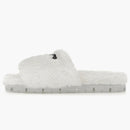 Prada Terry Cloth Slide White Black (women's)