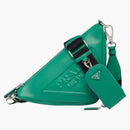 Prada Triangle Leather Shoulder Bag Mango