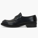 Prada Triangle-Logo Slip-on Loafers Black