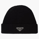 Prada Wool and Cashmere Beanie Black