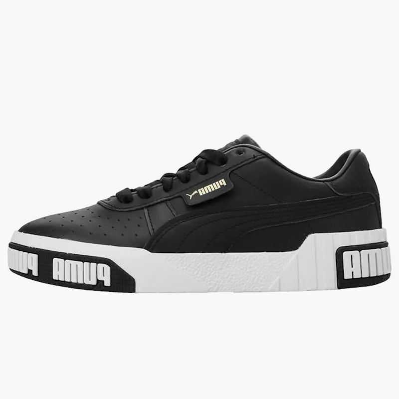 Puma Cali Bold Black Metallic Gold (women's)
