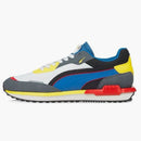 Puma City Rider White Blue Yellow Red