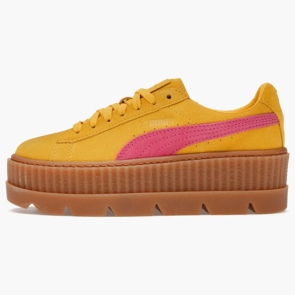 Puma Cleated Creeper Rihanna Fenty Suede Lemon (women's)