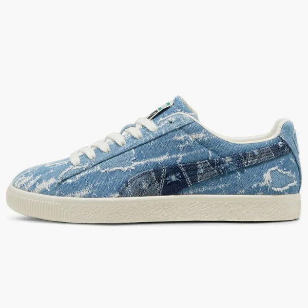 Puma clyde vybledlé džínoviny matné slonoviny