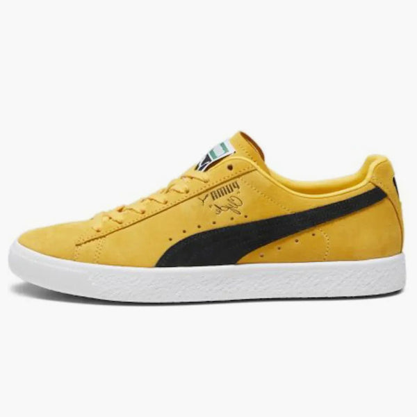 Puma Clyde Og Yellow Sizzle Black