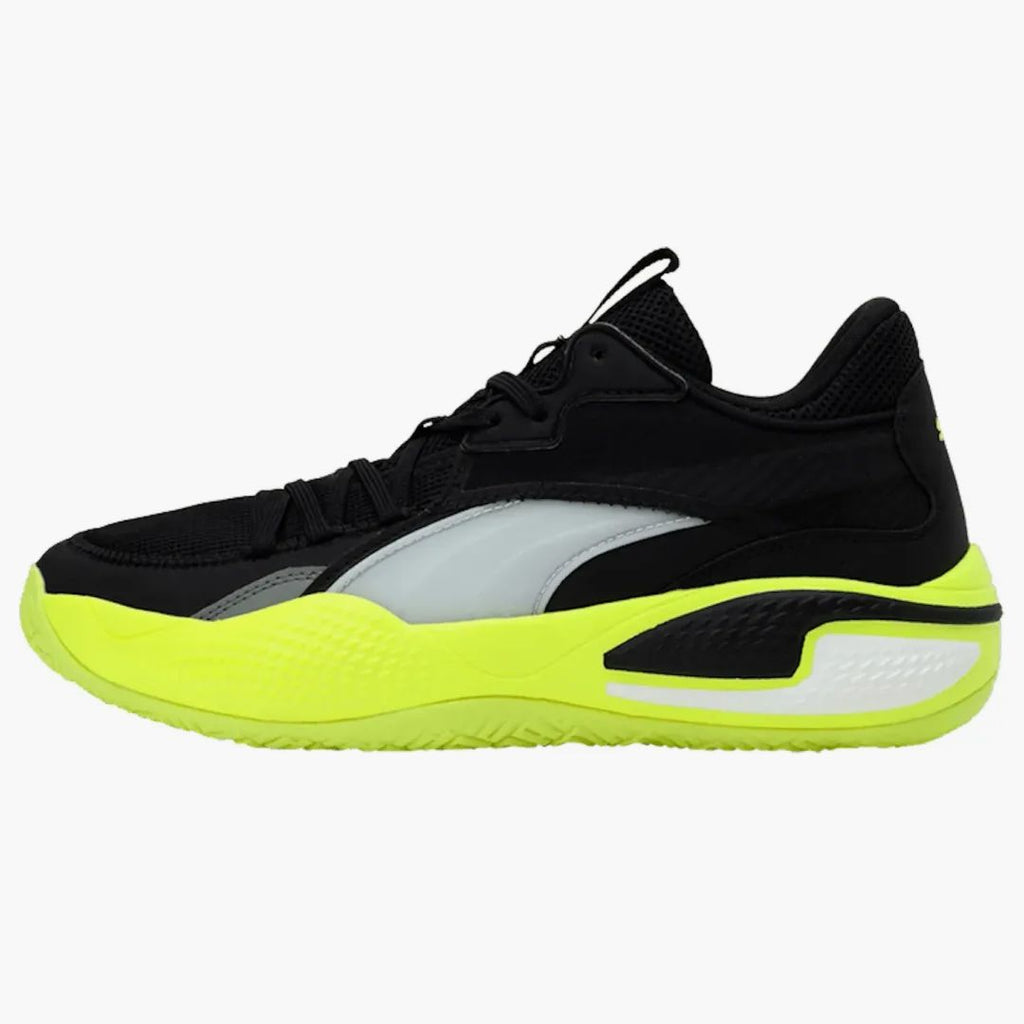 PUMA★COURT RIDER★ブラック×蛍光イエロー系 PUMA Court Rider 