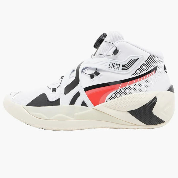 PUMA DISC REBIRTH WHITE FIERY CORAL