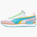 Puma Future Rider Double White Pink Blue (Women's)