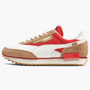 Puma Future Rider Game On White Pebble Red