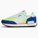 Puma Future Rider Play On White Fizzy Lime Royal