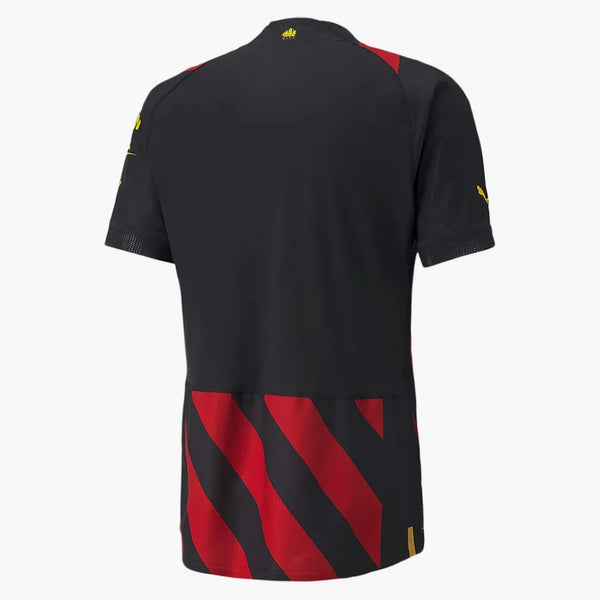 Puma Manchester City Authentic Away 2022/23 v dárkové krabici Jersey Black/Red