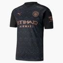 Puma Manchester City Authentic Away Shirt 2020-21 Jersey Black