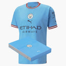 Puma Manchester City Authentic Home 2022/23 in Gift Box Jersey Blue