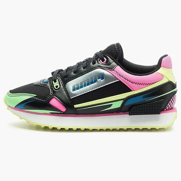 Puma Mile Rider Sunny Getaway Black Electro Green Pink (women's)