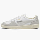 Puma Palermo Leather Puma White Cool Light Gray Sugared Almond