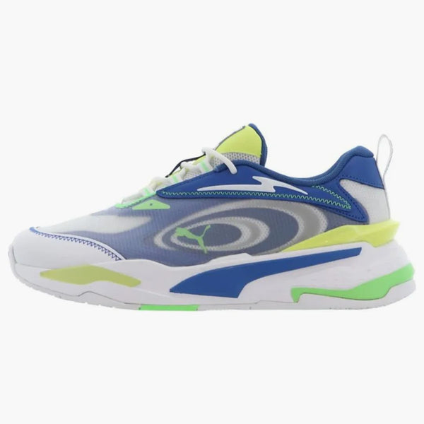 Puma rs-snabb paradis vit blå gul