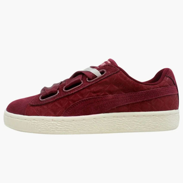 Puma Suede Heart Quilt Cordovan Cameo Brown (women's)