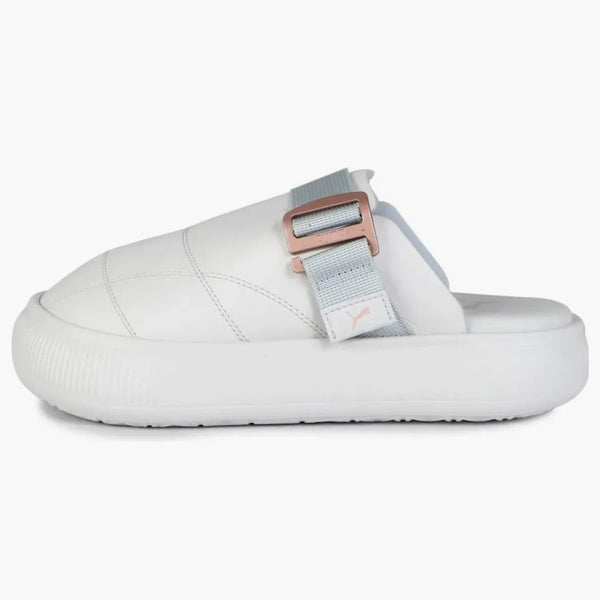 Puma Suede Mayu Leather Mule Nimbus Cloud (women's)