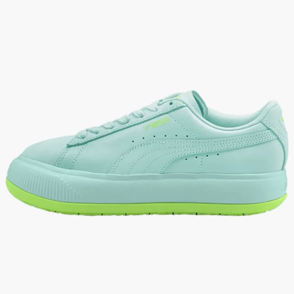 Puma Suede Mayu Mono Eggshell Blue Green Glare (women's)