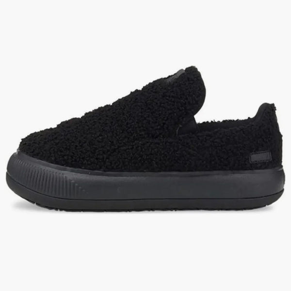Puma Suede Mayu Slip-on Teddy Black (women's)