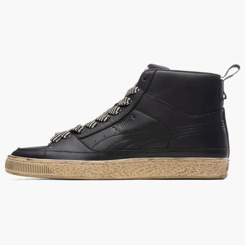 Puma Suede Mid Rhuigi Distressed Black