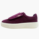 Puma Suede Platform Strap Deep Purple Marshmallow (Women's)