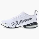 Puma voltaic evo cuero blanco negro