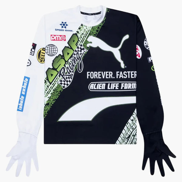 Puma x a $ ap rocky däck l/s handske vit