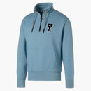 Puma X Ami Half Zip Sweatshirt Faded Denim
