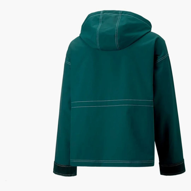 Puma x ami tkaná bunda zelená