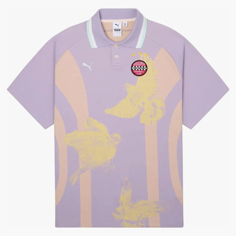 Puma x Kidsuper Pletený dres živá fialová