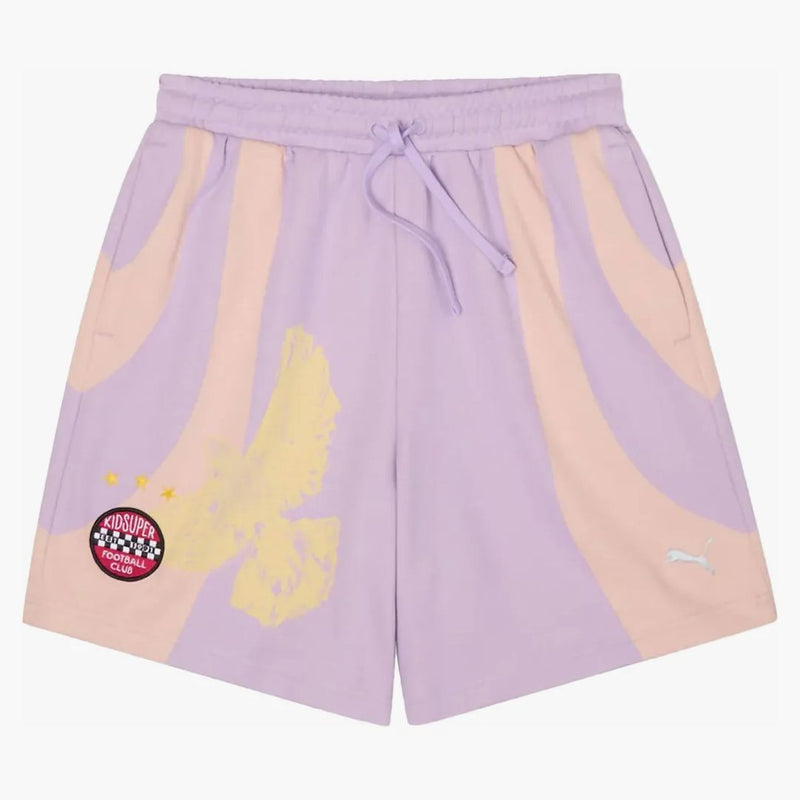 PUMA X KIDSUPER KNIT SHORTS VIDID VIDIDET